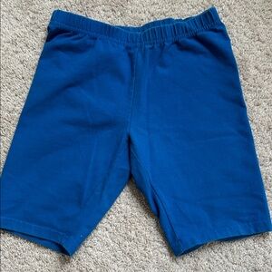 Hanna Andersson Girls 10 140 Blue Bike Shorts